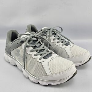 Under Armour Micro G Assert 6 Running Sneakers White/Gray Women's 10